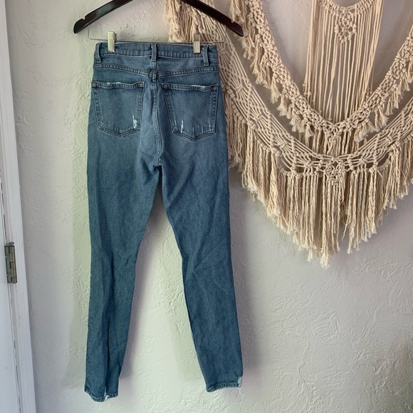 Reformation Hepburn High Rise Skinny Jean in Rainier Wash - Picture 4 of 15